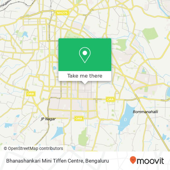 Bhanashankari Mini Tiffen Centre map