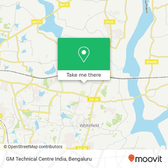 GM Technical Centre India map