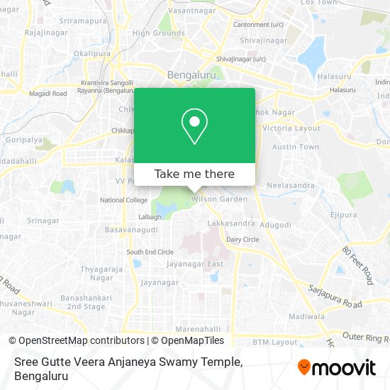 Sree Gutte Veera Anjaneya Swamy Temple map
