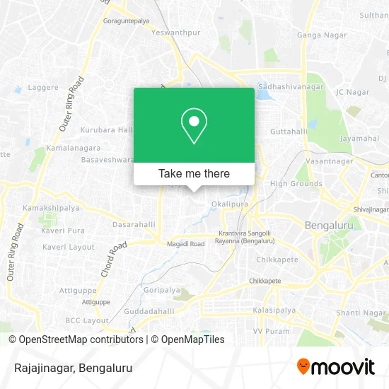 Rajajinagar map