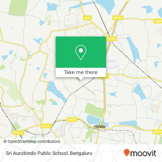 Sri Aurobindo Public School map