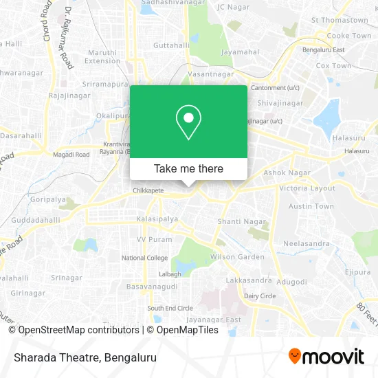 Sharada Theatre map