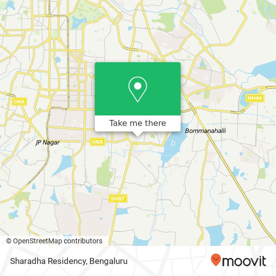 Sharadha Residency map