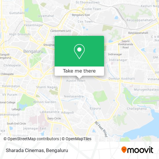 Sharada Cinemas map