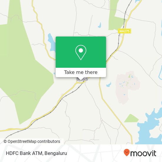 HDFC Bank ATM map