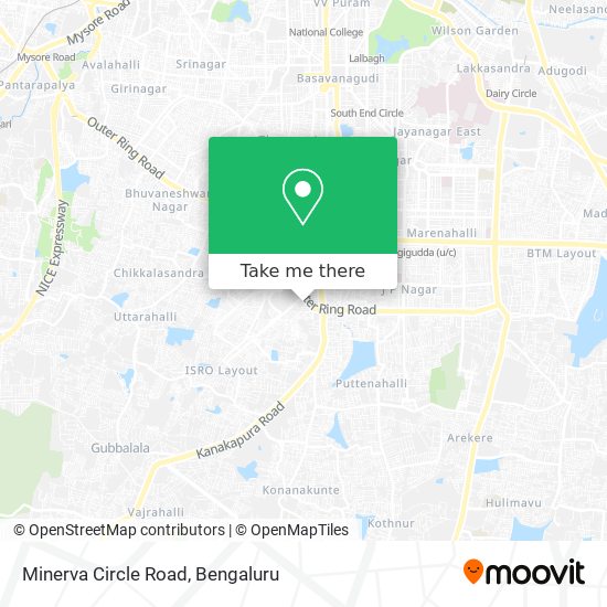 Minerva Circle Road map