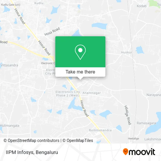 IIPM Infosys map