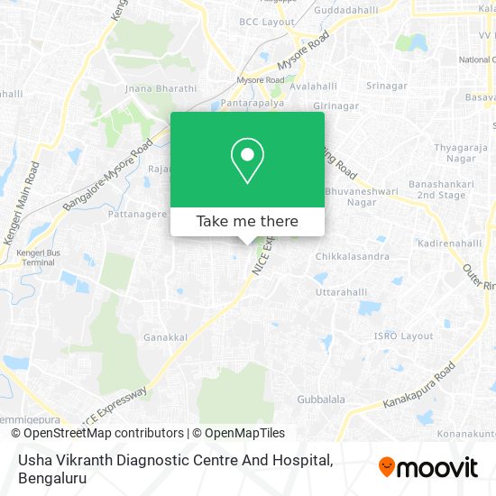 Usha Vikranth Diagnostic Centre And Hospital map