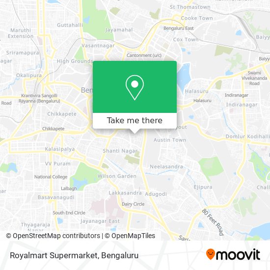 Royalmart Supermarket map