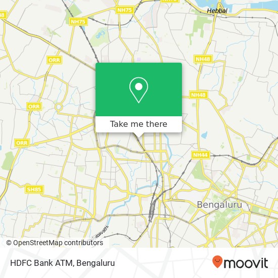 HDFC Bank ATM map