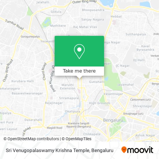 Sri Venugopalaswamy Krishna Temple map