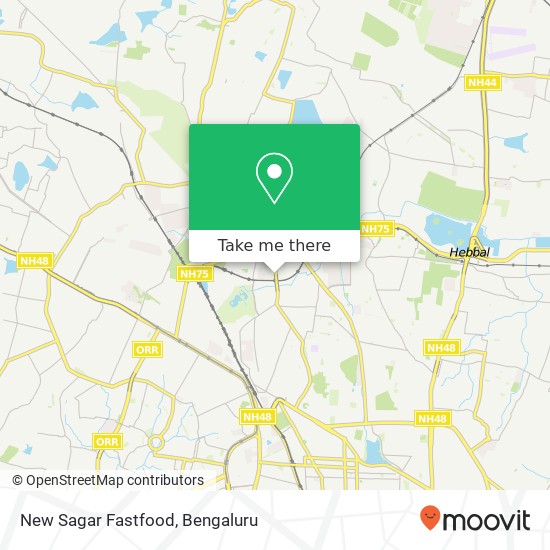 New Sagar Fastfood map