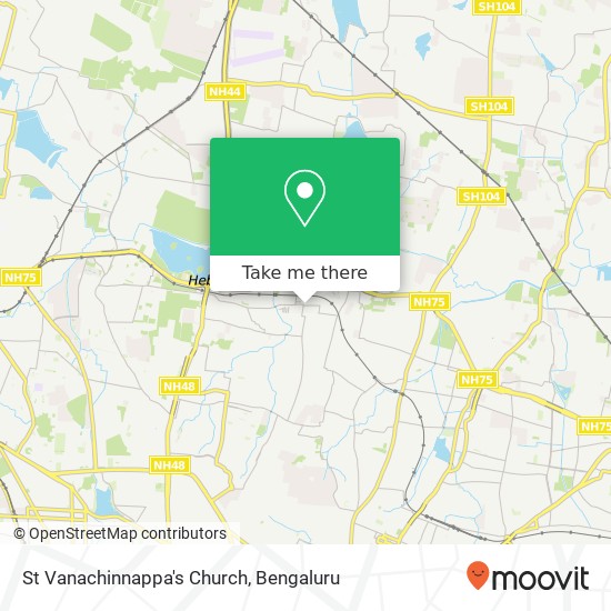 St Vanachinnappa's Church map