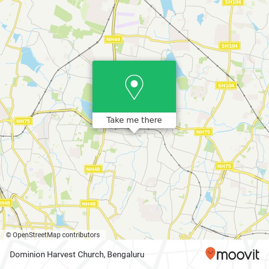 Dominion Harvest Church map