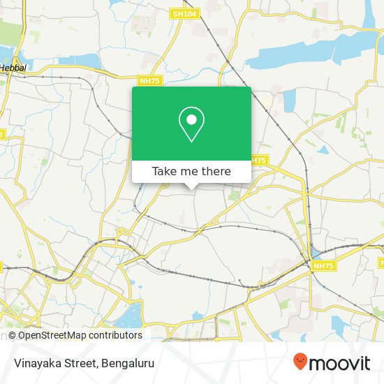 Vinayaka Street map