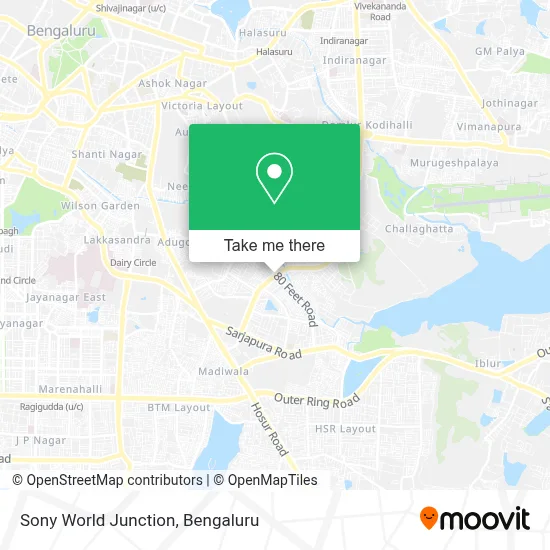 Sony World Junction map