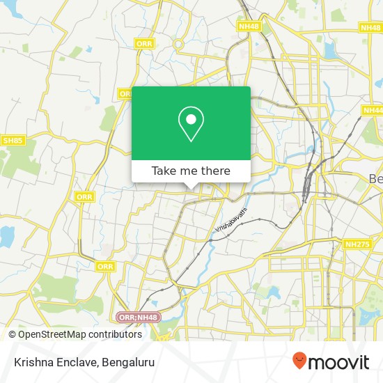 Krishna Enclave map