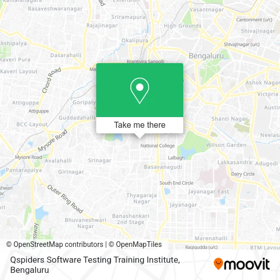 Qspiders Software Testing Training Institute map