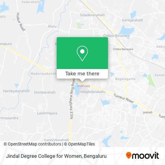 Jindal Degree College for Women map