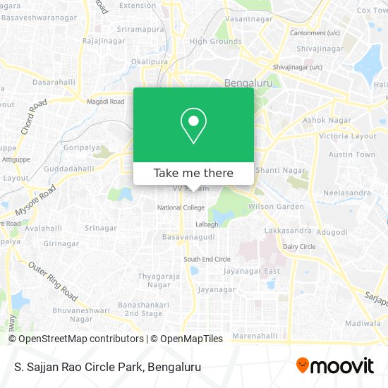 S. Sajjan Rao Circle Park map