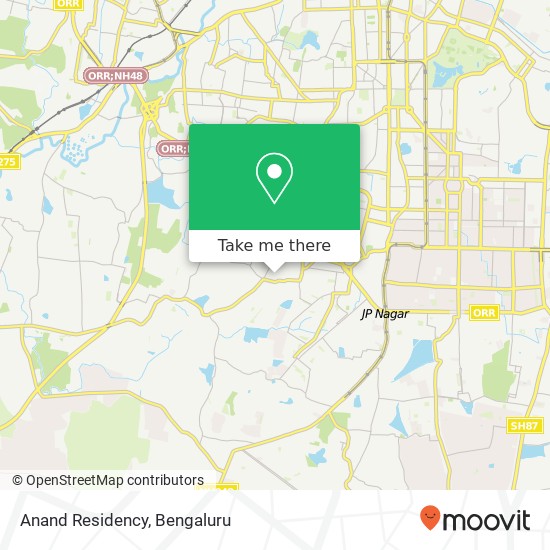 Anand Residency map