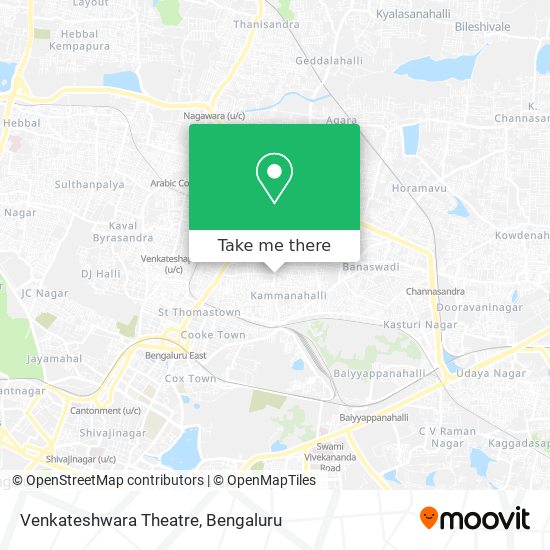 Venkateshwara Theatre map