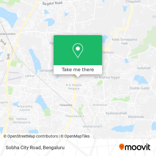 Sobha City Road map