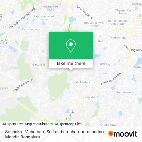 Srichakra Mahameru Sri Lalithamahatripurasundari Mandir map