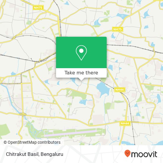Chitrakut Basil map