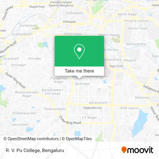 R. V. Pu College map