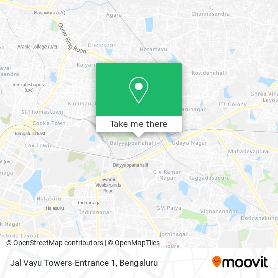 Jal Vayu Towers-Entrance 1 map