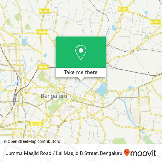 Jumma Masjid Road / Lal Masjid B Street map