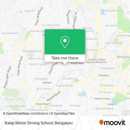 Balaji Motor Driving School map