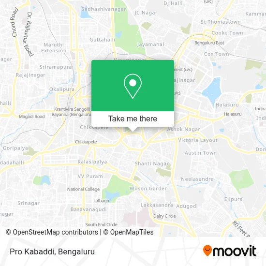 Pro Kabaddi map