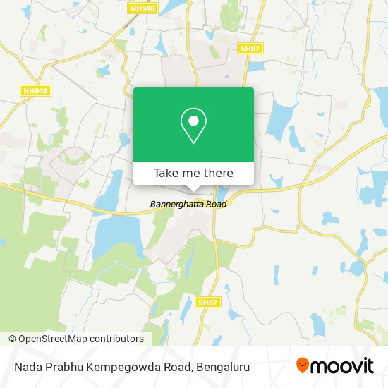 Nada Prabhu Kempegowda Road map