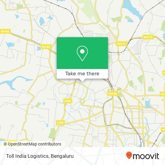 Toll India Logistics map