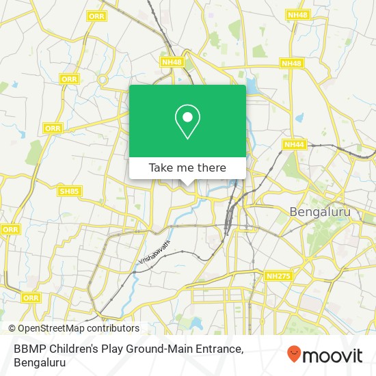 BBMP Children's Play Ground-Main Entrance map