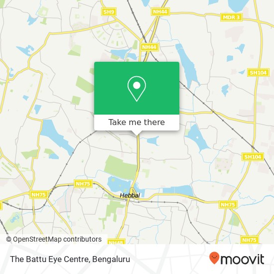 The Battu Eye Centre map