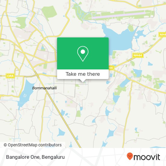 Bangalore One map