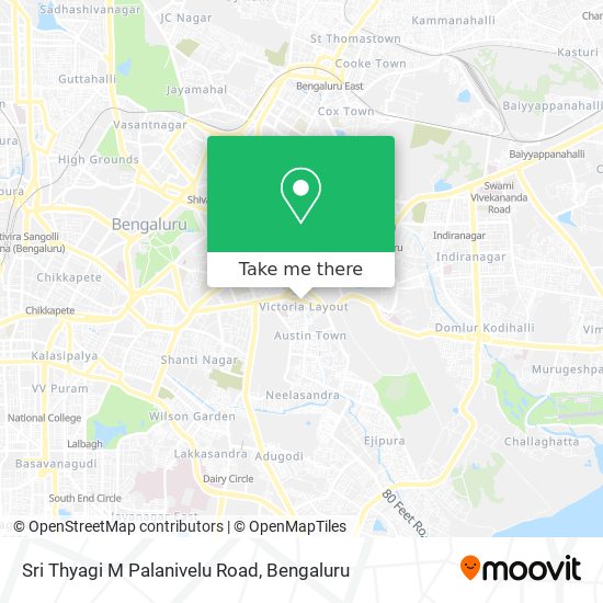 Sri Thyagi M Palanivelu Road map