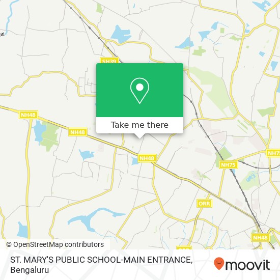 ST. MARY'S PUBLIC SCHOOL-MAIN ENTRANCE map