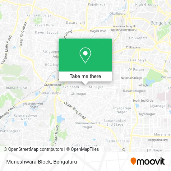 Muneshwara Block map