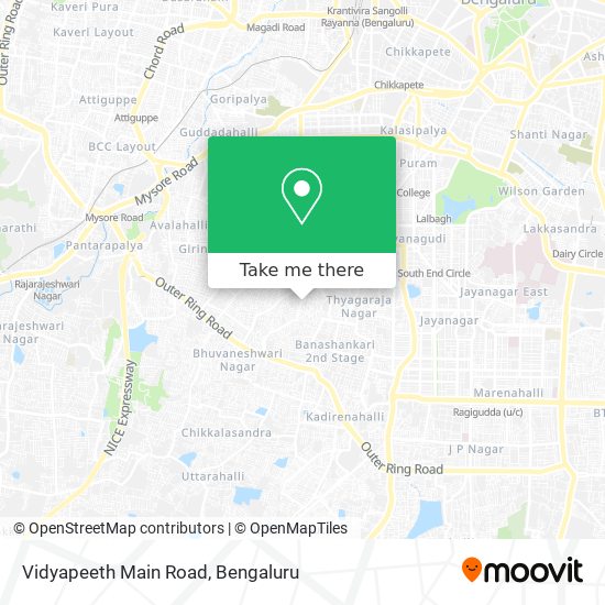 Vidyapeeth Main Road map