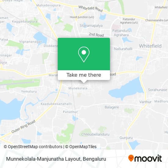 Munnekolala-Manjunatha Layout map