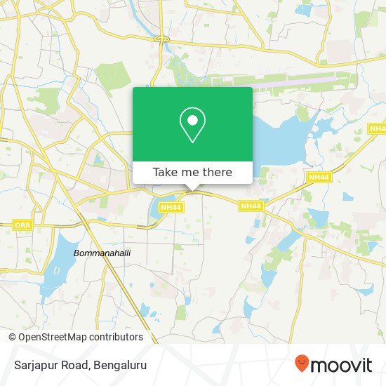 Sarjapur Road map
