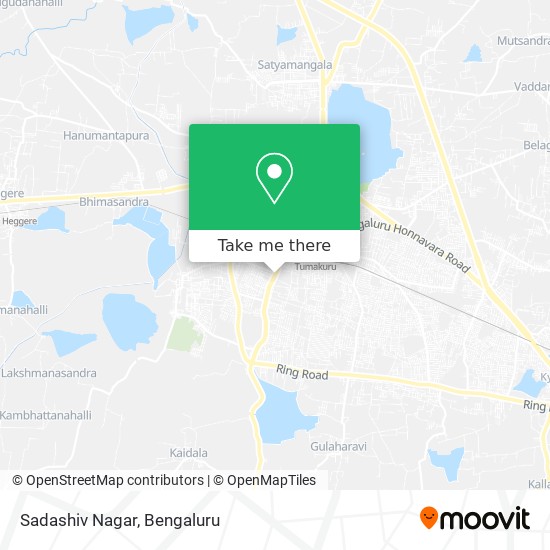 Sadashiv Nagar map