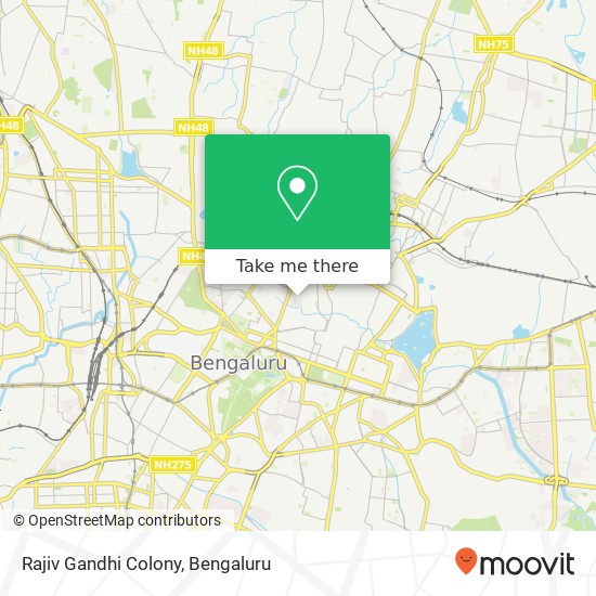 Rajiv Gandhi Colony map