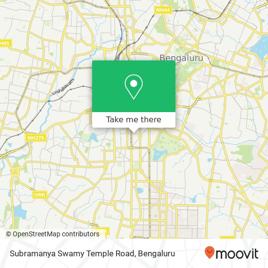 Subramanya Swamy Temple Road map