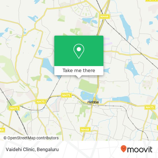 Vaidehi Clinic map