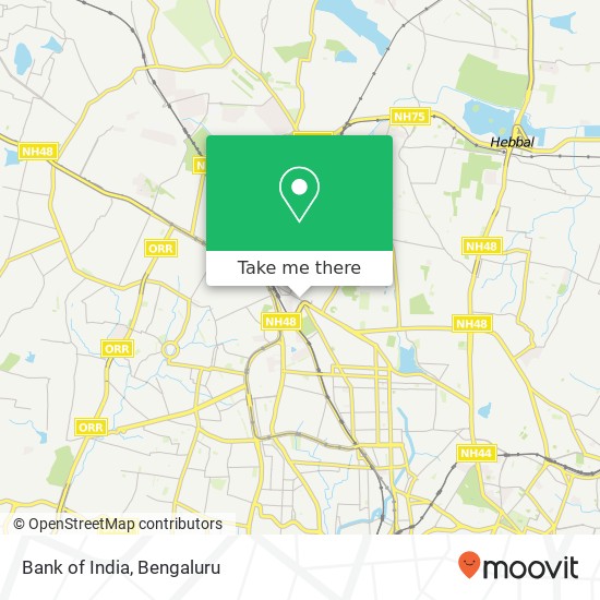 Bank of India map